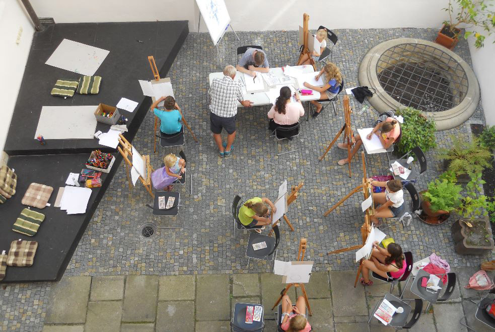 Dětský workshop v galerii
